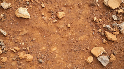 Dirt floor with some pebbles