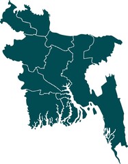 map of Bangladesh