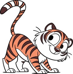 cartoon tiger