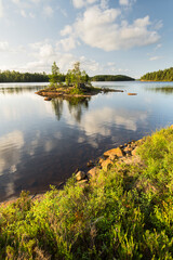 See im Glaskogen Naturreservat, Värmlands Län, Schweden