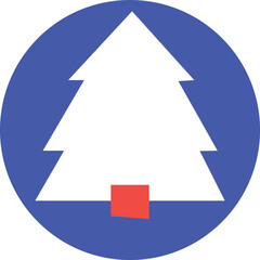 Merry Christmas vector flat icons. Set for covers, invitations, posters, banners, flyers, illustration. Minimal template design for branding, advertising with winter Christmas composition.	

