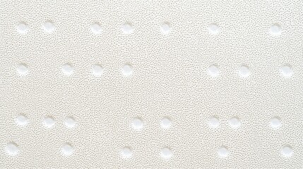 a close up of a white surface with holes in it