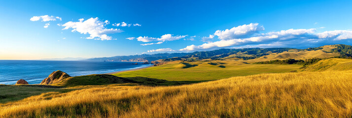 Majestic Sunset over Sand Dunes