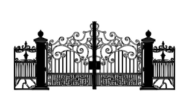 wrought iron gates