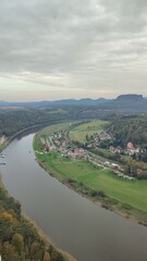 Naklejka premium view of the river
