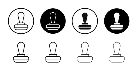 stamp icon Simple thin outline