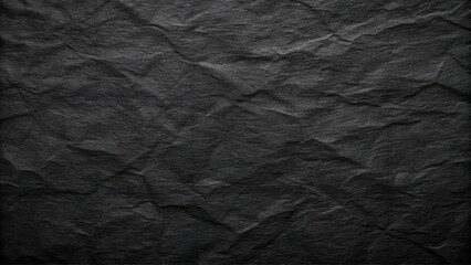 Fototapeta premium black crumpled paper background