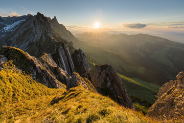 Säntis, Alpstein, Appenzell, Schweiz