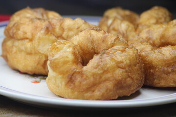 Sfenj Close Up, Moroccan Doughnuts