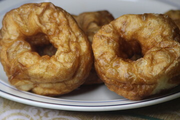 Sfenj Close Up, Moroccan Doughnuts