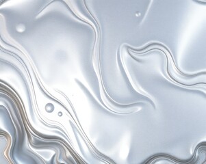 Silver Folia Shimmering Background