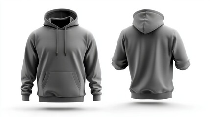 Isolated hoodie with clipping path for easy use.