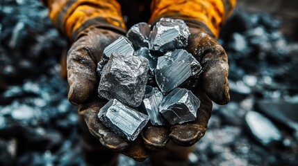The critical evaluation process of rare earth minerals in mining.