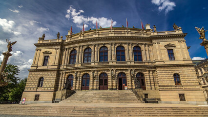 The Rudolfinum Prague timelapse hyperlapse, a beautiful neo-renaissance building which is home to the Czech Philharmonic Orchestra.