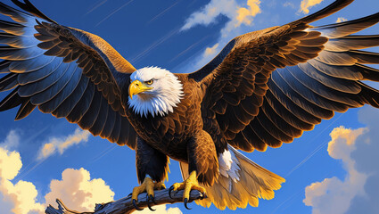 Obraz premium Discover stunning hawk images and art: majestic hawks in flight, fierce portraits, and hunting scenes. Perfect for nature lovers, presentations, and creative projects.