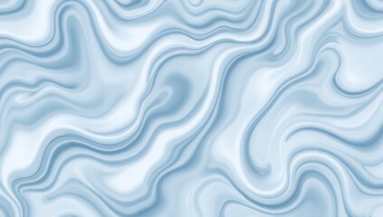 Obraz premium Abstract Swirling Light Blue Liquid Marble Design