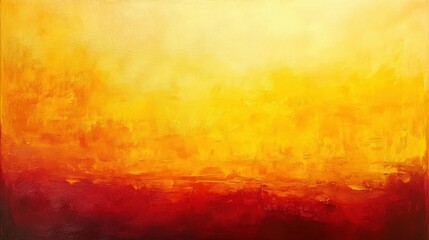 Bright gradient of warm yellow to deep orange, evoking a sunrise glow