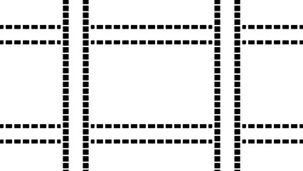 Rough, irregular texture composed of monochrome geometric elements. Overlay distressed grunge background. Abstract vector illustration. Isolated on white background. EPS10