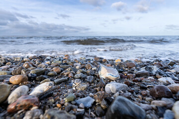stones at Baltic Sea beach