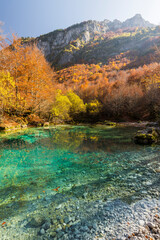 Oko Skakavice, The Eye, Ropojana Tal, Gusinje, Montenegro