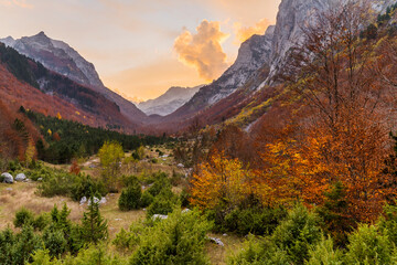 Ropojana Tal, Prokletije Berge, Gusinje, Montenegro