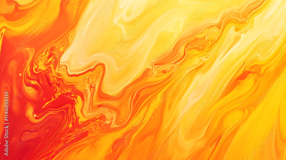 Poster abstract background with yellow and orange gradient