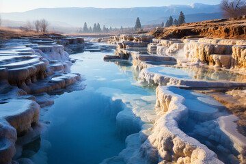 Pamukkale holds both geological and historical importance as it encompasses ancient city of...