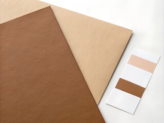 Mocha Mousse matte paper background in soft brown and beige tones.