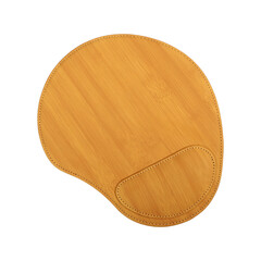 Colorful leather mousepads. isolated png background.