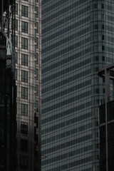 Unique London spots that shows glass buildings