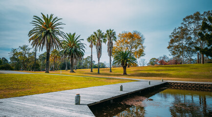 Obraz premium Located within Nurragingy Reserve, Doonside, this exquisite garden was cooperatively designed and constructed by Blacktown City Council and Liaocheng Municipal Government in China