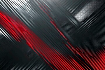 Dynamic technology-inspired abstract background with sharp red, black, and silver lines, creating a sleek and futuristic digital design.