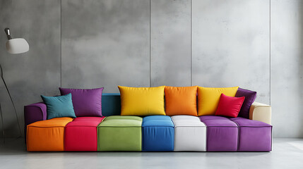Minimalist interior design of modern living room