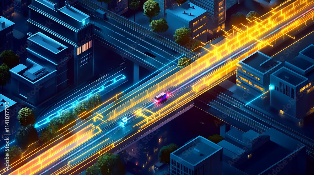 Poster innovation that is isometric a secure wireless connection, big data connection technology, and a sma