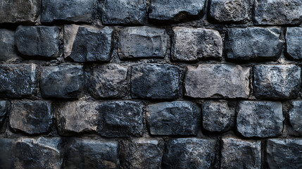 Fototapeta premium Wall in coal mine background