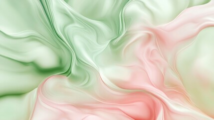 Obraz premium Soft, flowing abstract design in pastel colors, evoking a serene and calming atmosphere.