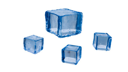 ice cube isolated on white