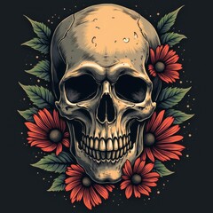 Skull T-shirt Design