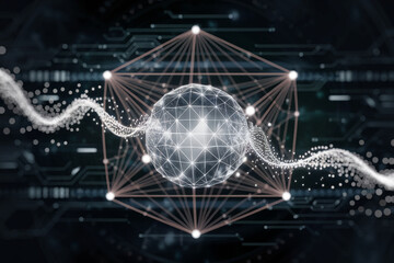 Image describing crybersecurity, firewall, threats, protection, and monitoring