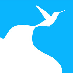 Obraz premium A continuous pattern showcasing a hummingbird, representing peace for the International Day of Peace. This design reflects unity, freedom, and nonviolence, symbolizing love and the aspiration