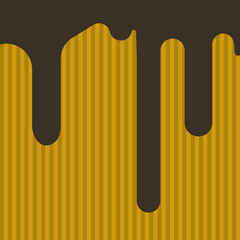 Seamless chocolate streams flow down cones, forming an artistic and delicious dessert-inspired illustration.