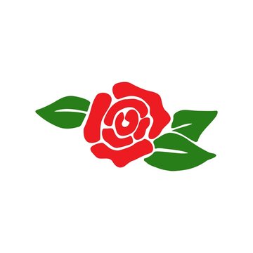 recommend clip art: Flower rose clip art design on plain white transparent isolated background for card, shirt, hoodie, sweatshirt, apparel, card, tag, mug, icon, poster or badge