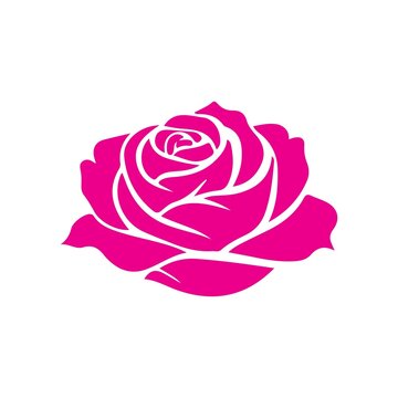 recommend clip art: Flower rose clip art design on plain white transparent isolated background for card, shirt, hoodie, sweatshirt, apparel, card, tag, mug, icon, poster or badge