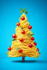 Spaghetti Bolognese Christmas Tree