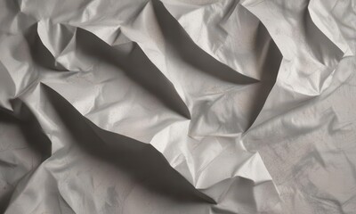 Wrinkled light gray kraft paper, uneven surface,  simple,  old