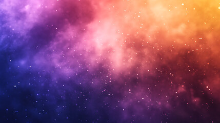 Colorful dust powder particles explosion, on black background for overlay