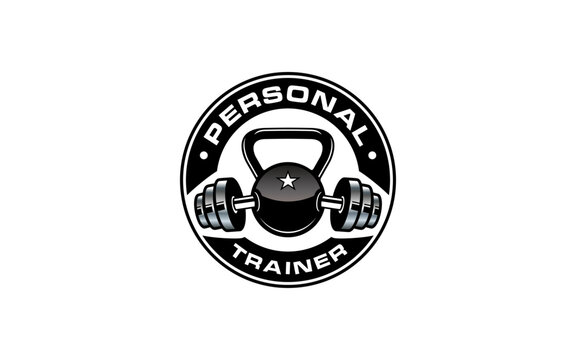 Illustration graphic vector of personal trainer logo design template