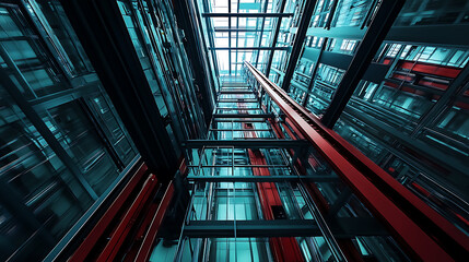 Obraz premium Contemporary automated high rack storage