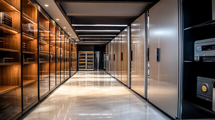 Contemporary automated high rack storage