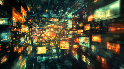 Content curation within a digital marketing strategy, highlighting the process of selecting and managing commercial content to plan effective company advertisements